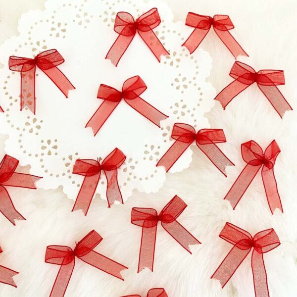 christmas fabric bows for crafts