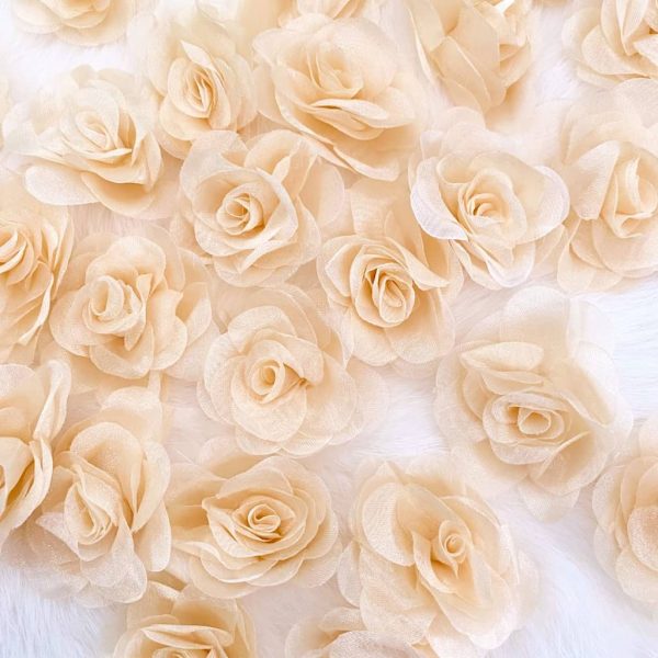 3D fabric craft roses